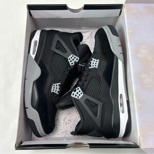 Brand New Retro 4 Black Canvas -Men’s Classic Shoes Sneakers Trainers